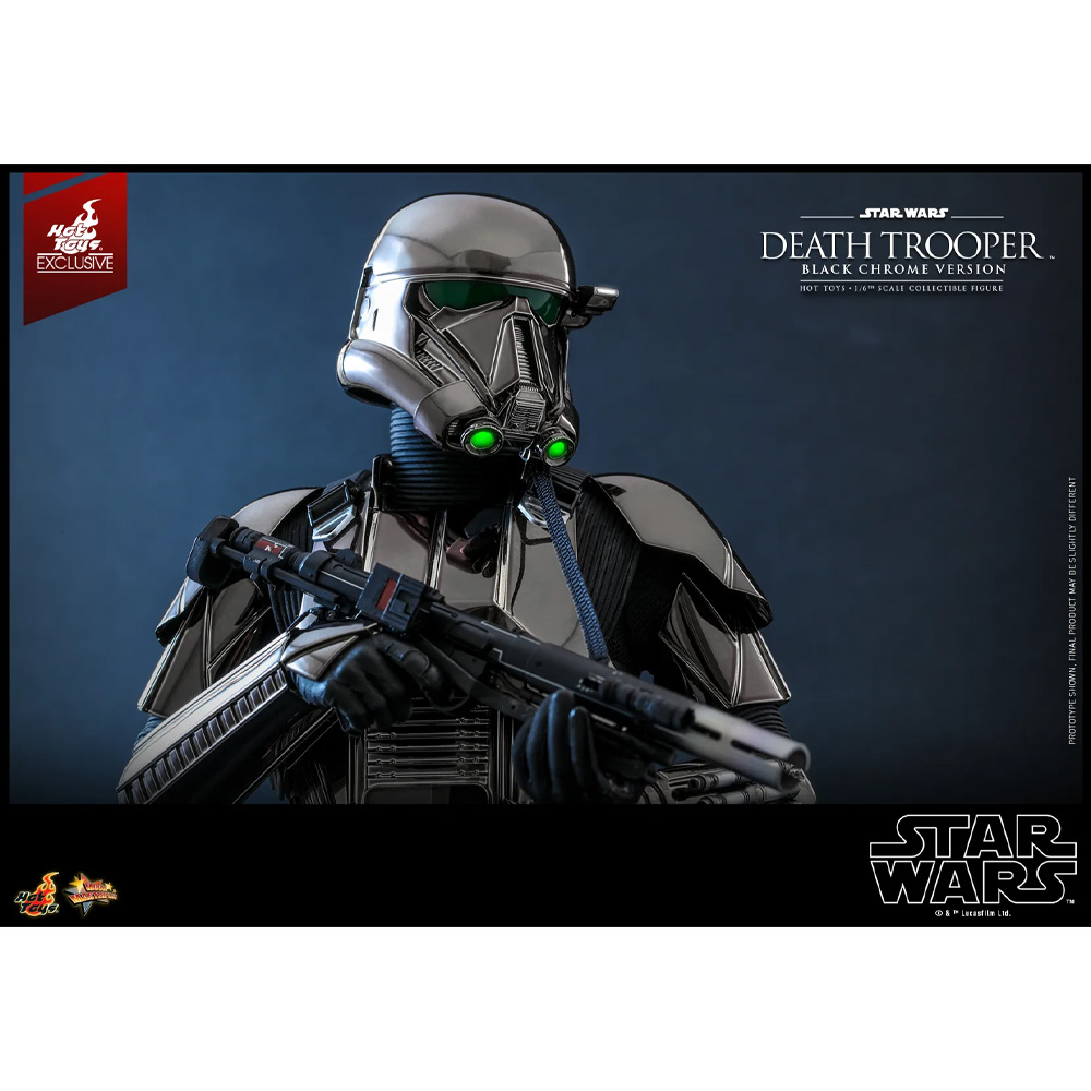 Hot Toys Figur Death Trooper (Black Chrome) - Star Wars