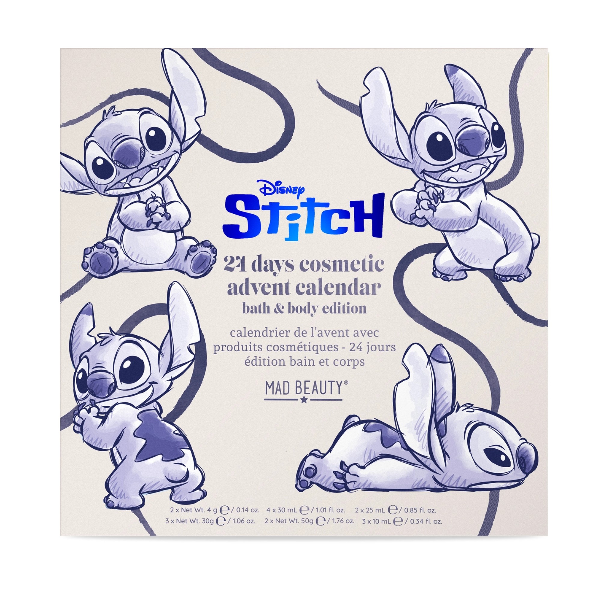 Stitch Adventskalender Kosmetik Bath & Body Edition - Disney Lilo & Stitch