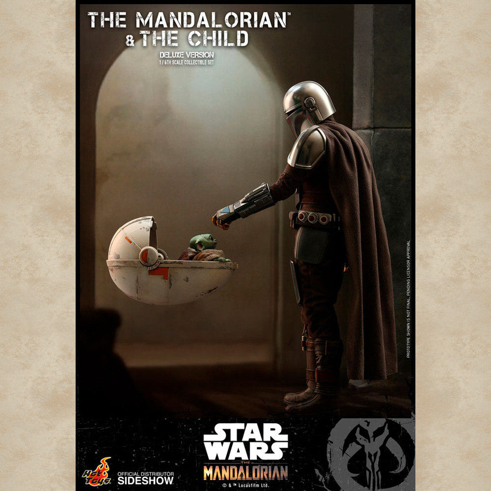 Hot Toys Figur (Deluxe) The Mandalorian and The Child - Star Wars