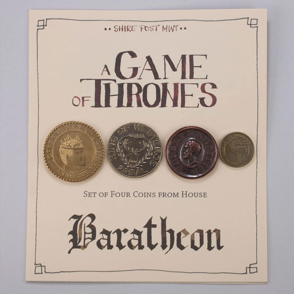 Münzen-Set Haus Baratheon - Game of Thrones