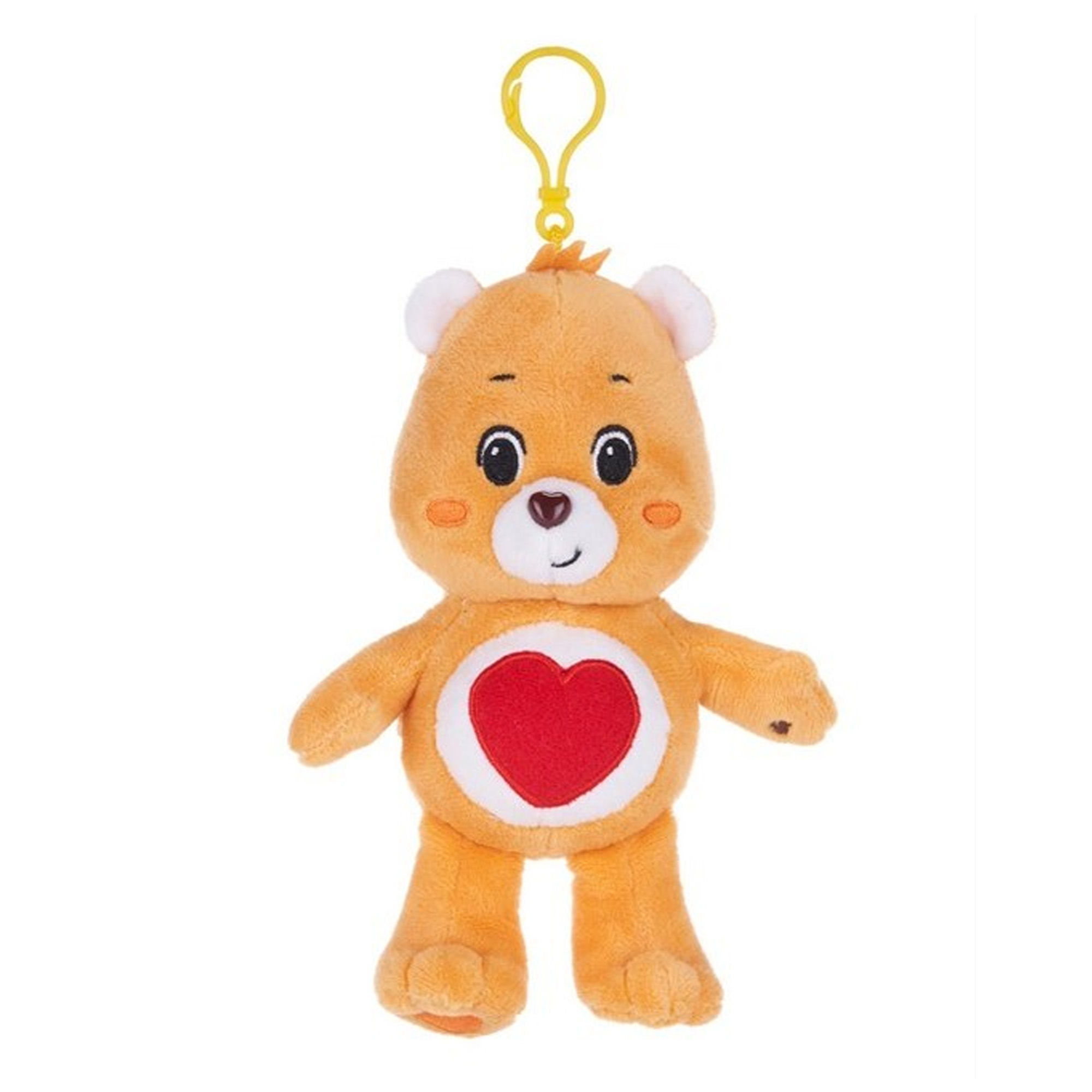 Schmusebärchi - Tenderheart Bear Plüsch Taschenanhänger (16 cm) - Glücksbärchis Schmusebärchi - Tenderheart Bear Plüsch Taschenanhänger (16 cm) - Glücksbärchis