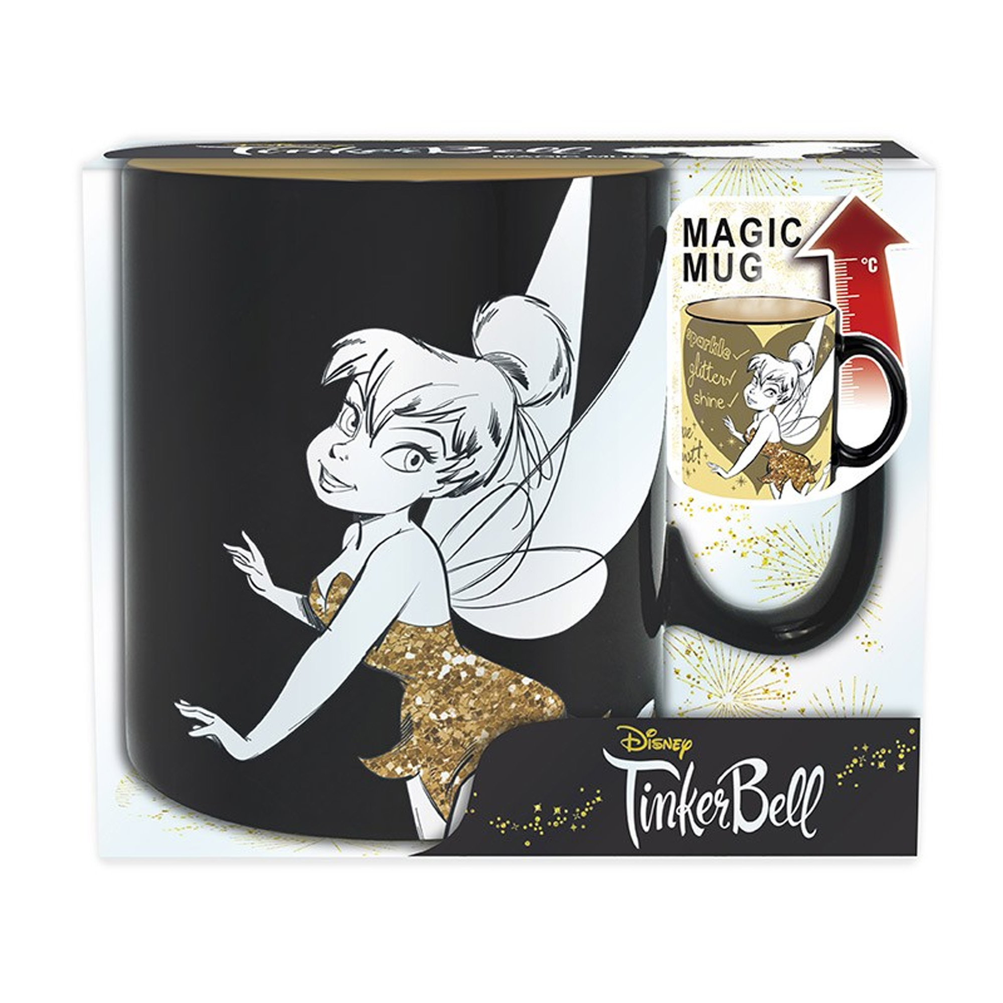 Tinkerbell Sparkle Thermoeffekt Tasse - Disney Peter Pan