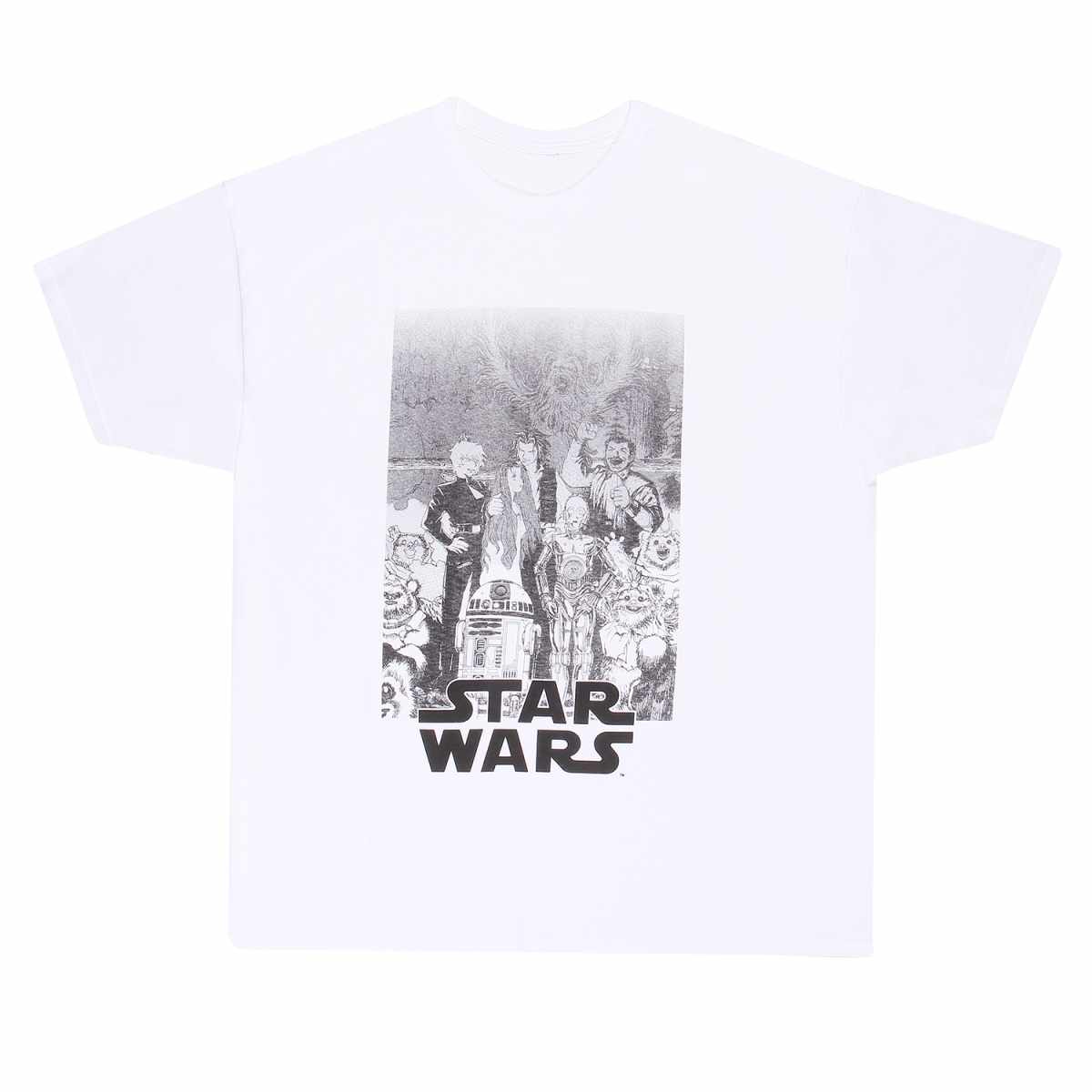 Star Wars Anime T-Shirt weiß