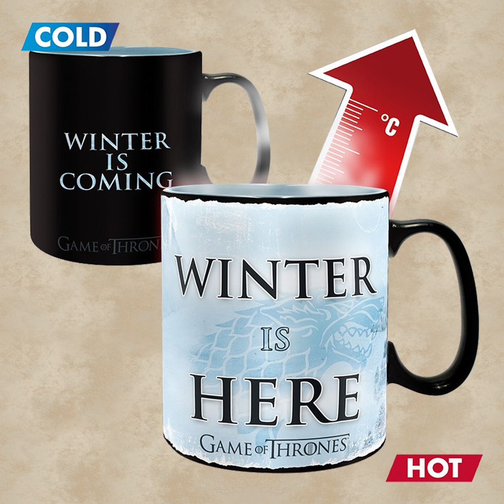 Thermoeffekt Tasse Jon Snow Winter Is Here - Game of Thrones