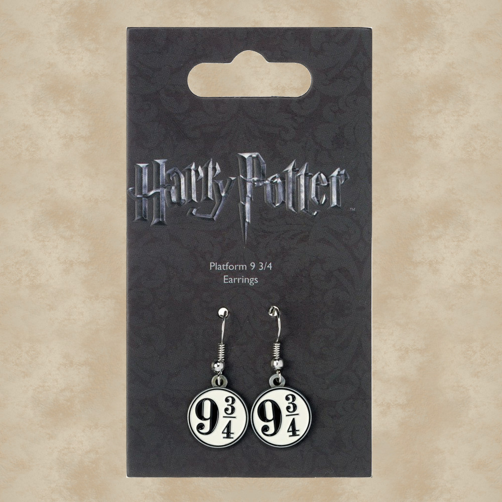 Gleis 9 3/4 Ohrringe (versilbert) - Harry Potter