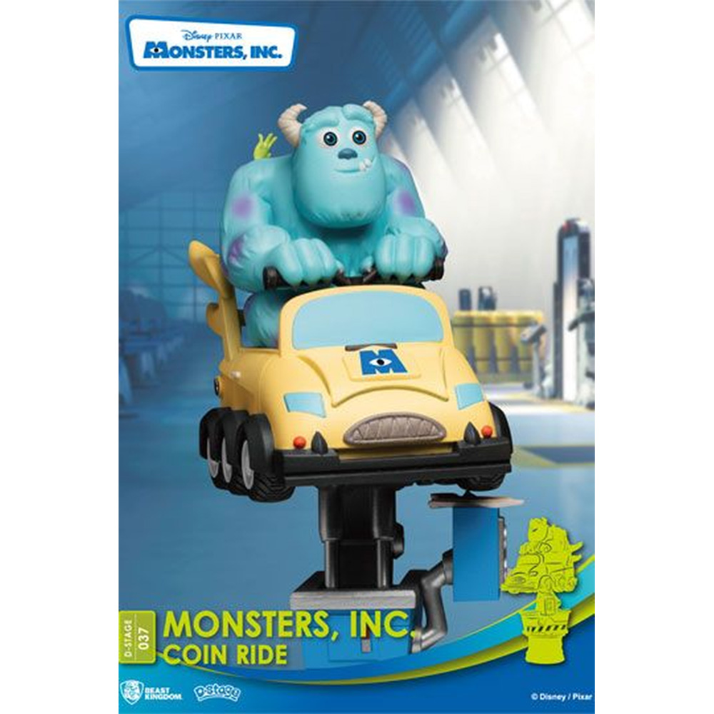 Sulley and Mike Coin Ride Diorama - Monsters Inc.
