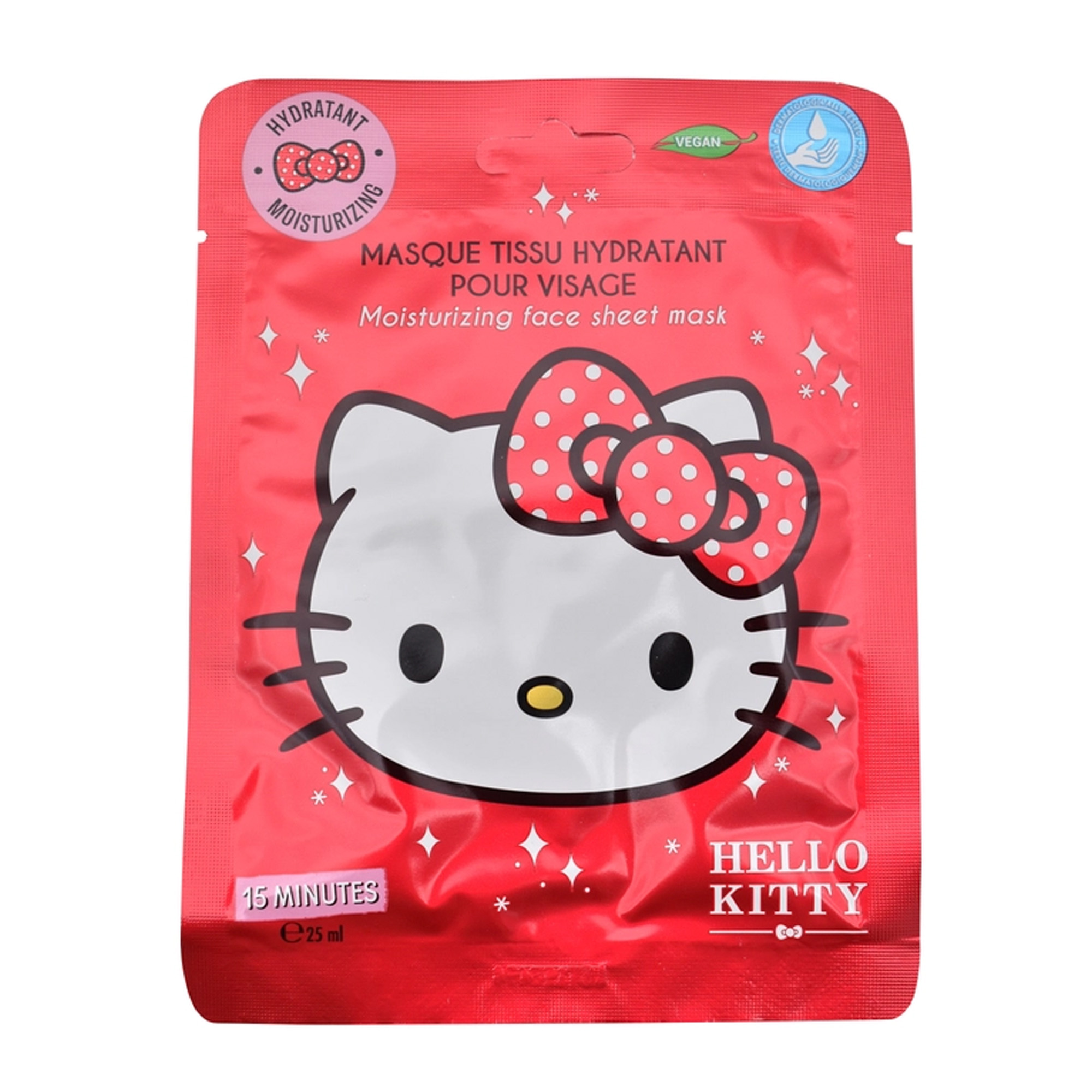 Feuchtigkeitsspendende Gesichtsmaske - Hello Kitty