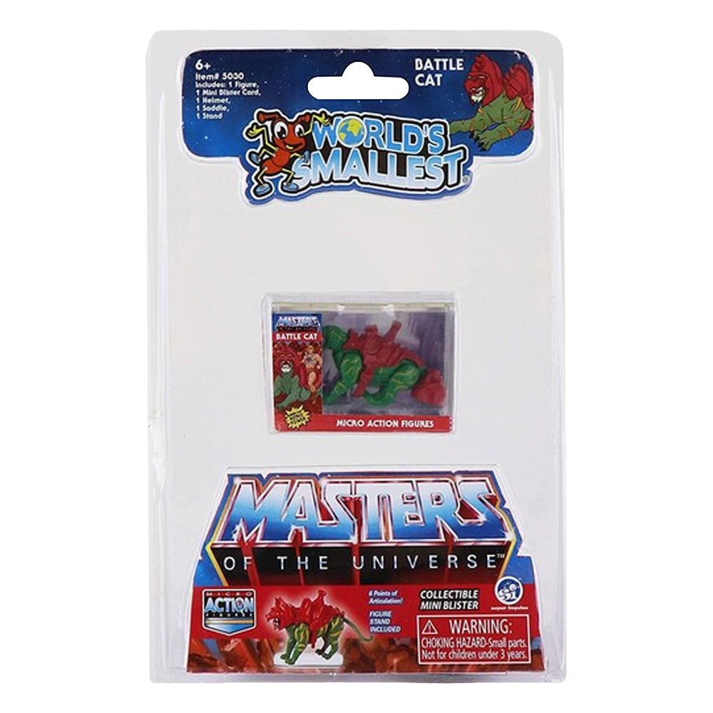 World's Smallest: Action Figur Battle Cat - Masters of the Universe