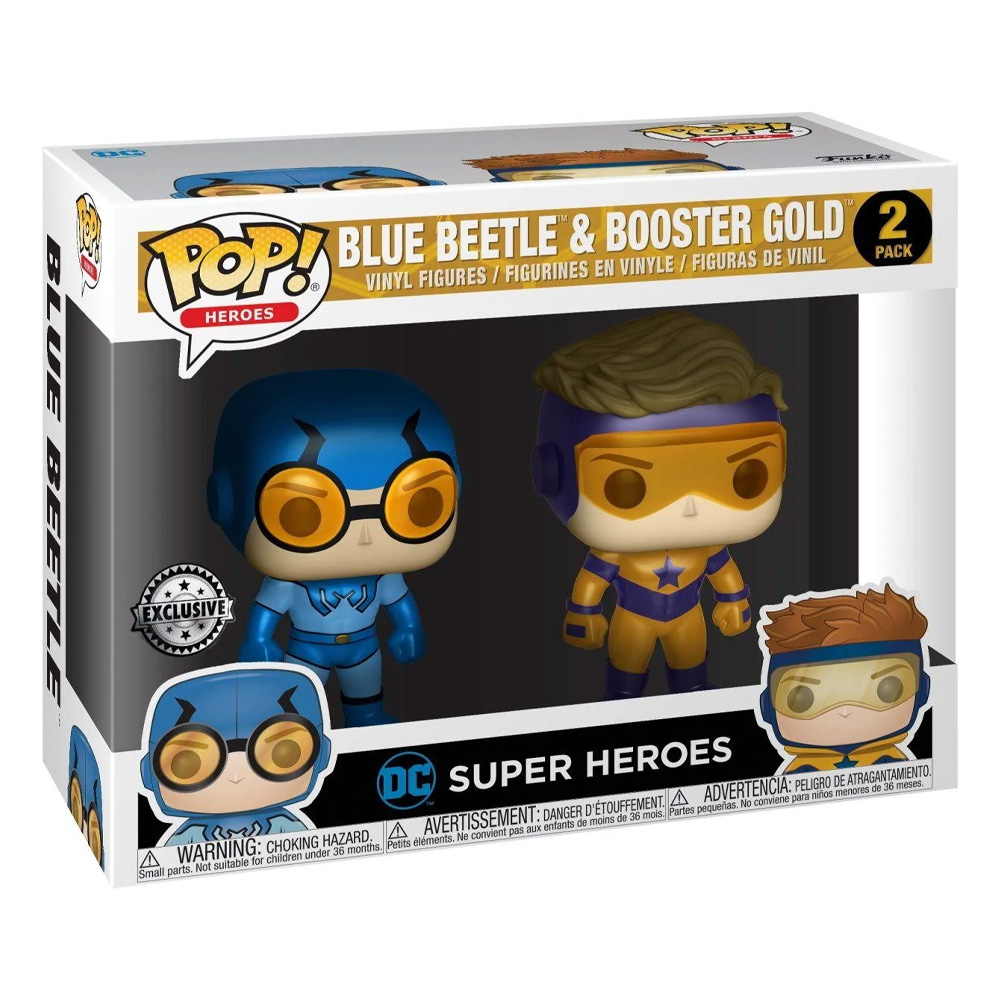 Funko POP! Blue Beetle & Booster Gold (2-Pack) (Exclusive) - DC: Super Heroes