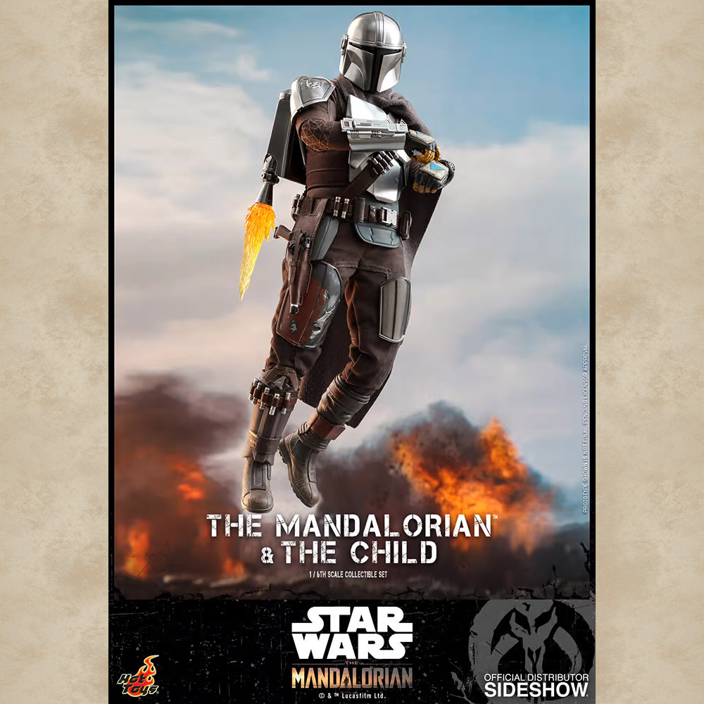 Hot Toys Figur The Mandalorian and The Child - Star Wars
