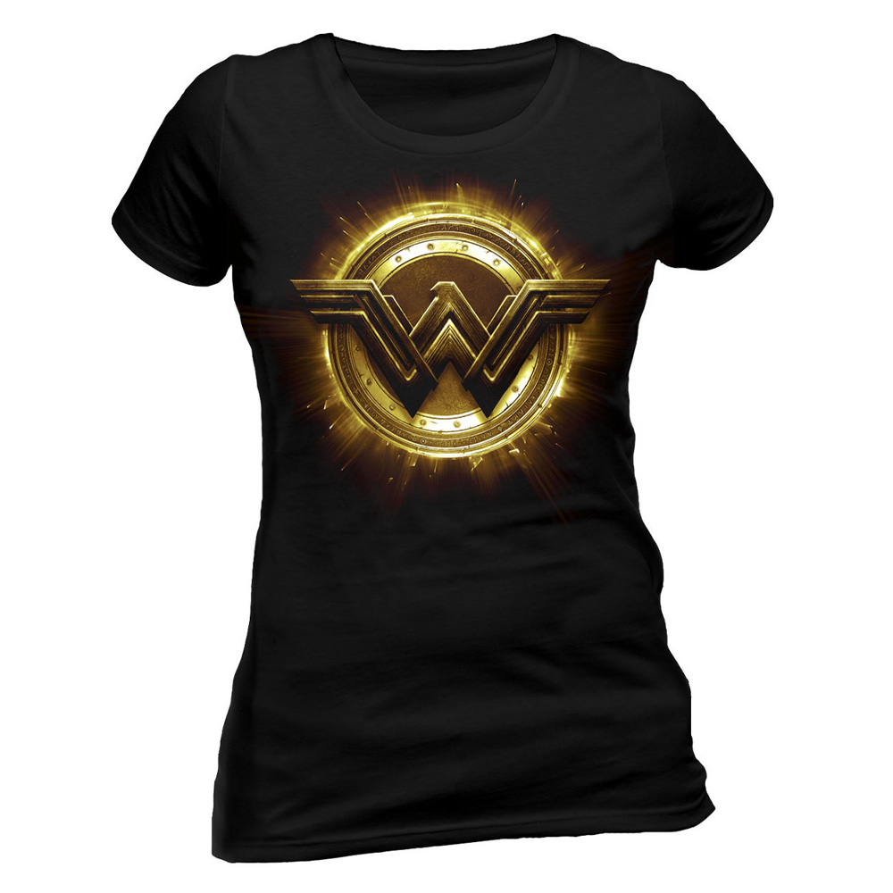 Justice League Girlie T-Shirt Wonder Woman Symbol – Justice League