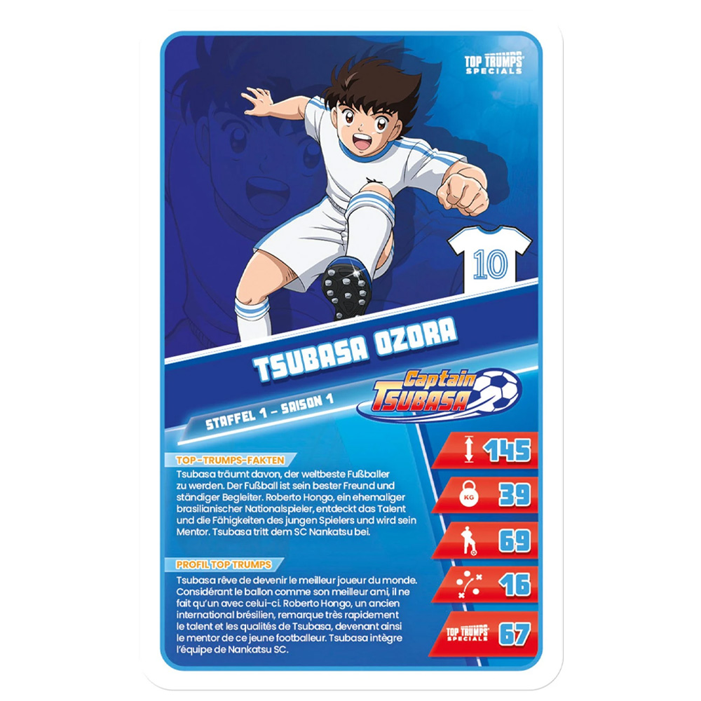 TOP TRUMPS Captain Tsubasa (Deutsch/Französisch)