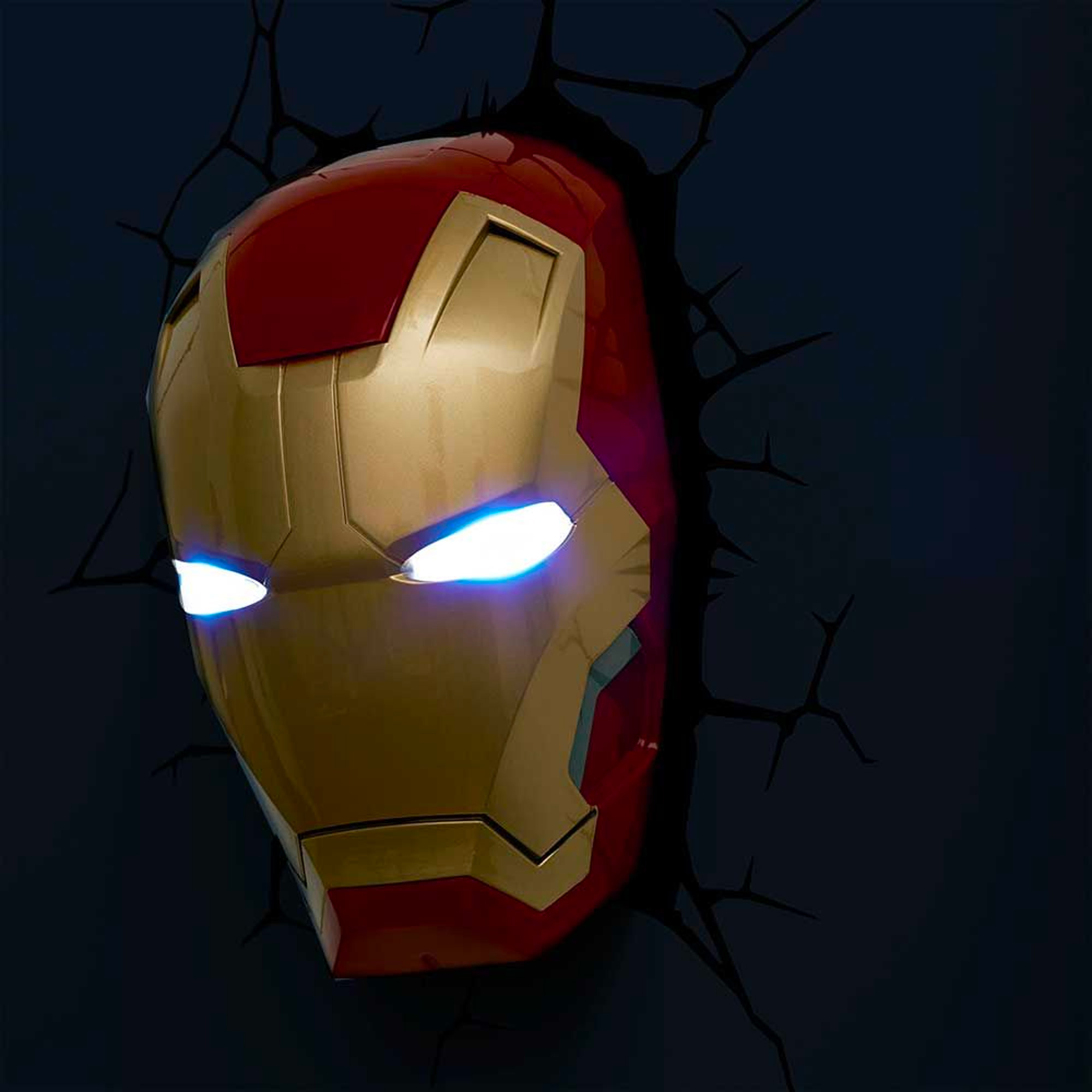 Iron Man Helm 3D Wandleuchte - Marvel Iron Man Helm 3D Wandleuchte - Marvel