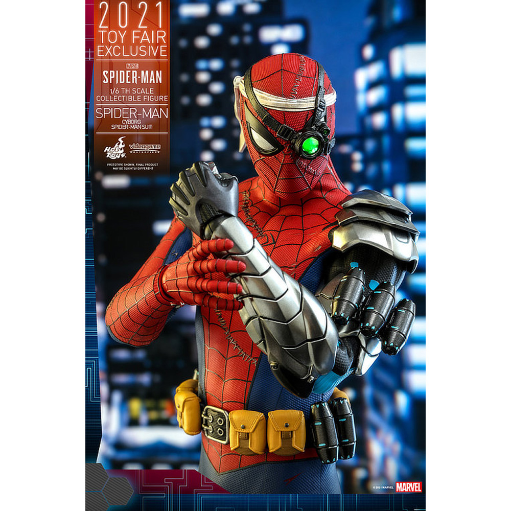 Hot Toys Figur Spider-Man Cyborg Suit (2021 Toy Fair Exclusive) - Marvel