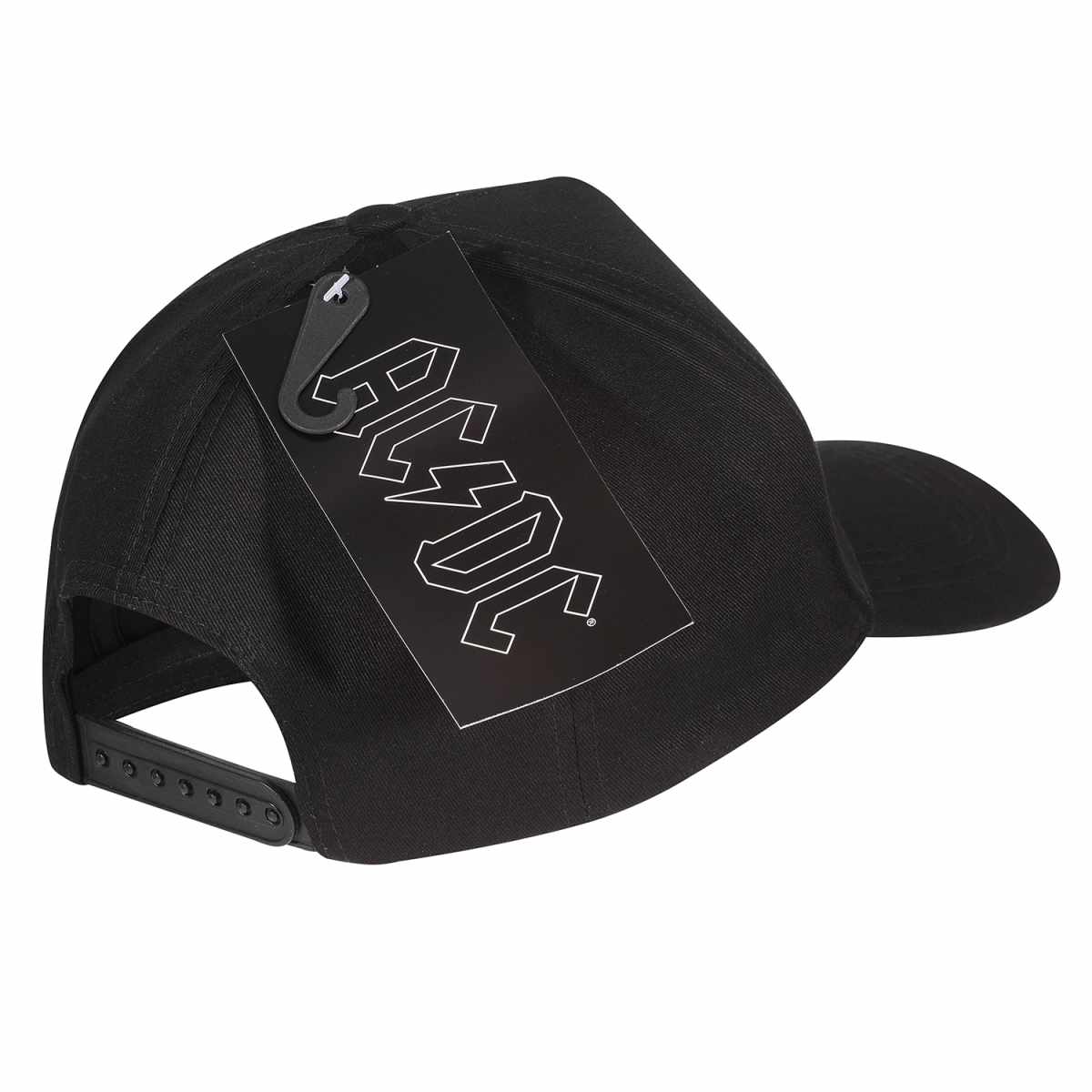 Shiny Black Logo Snapback - AC/DC