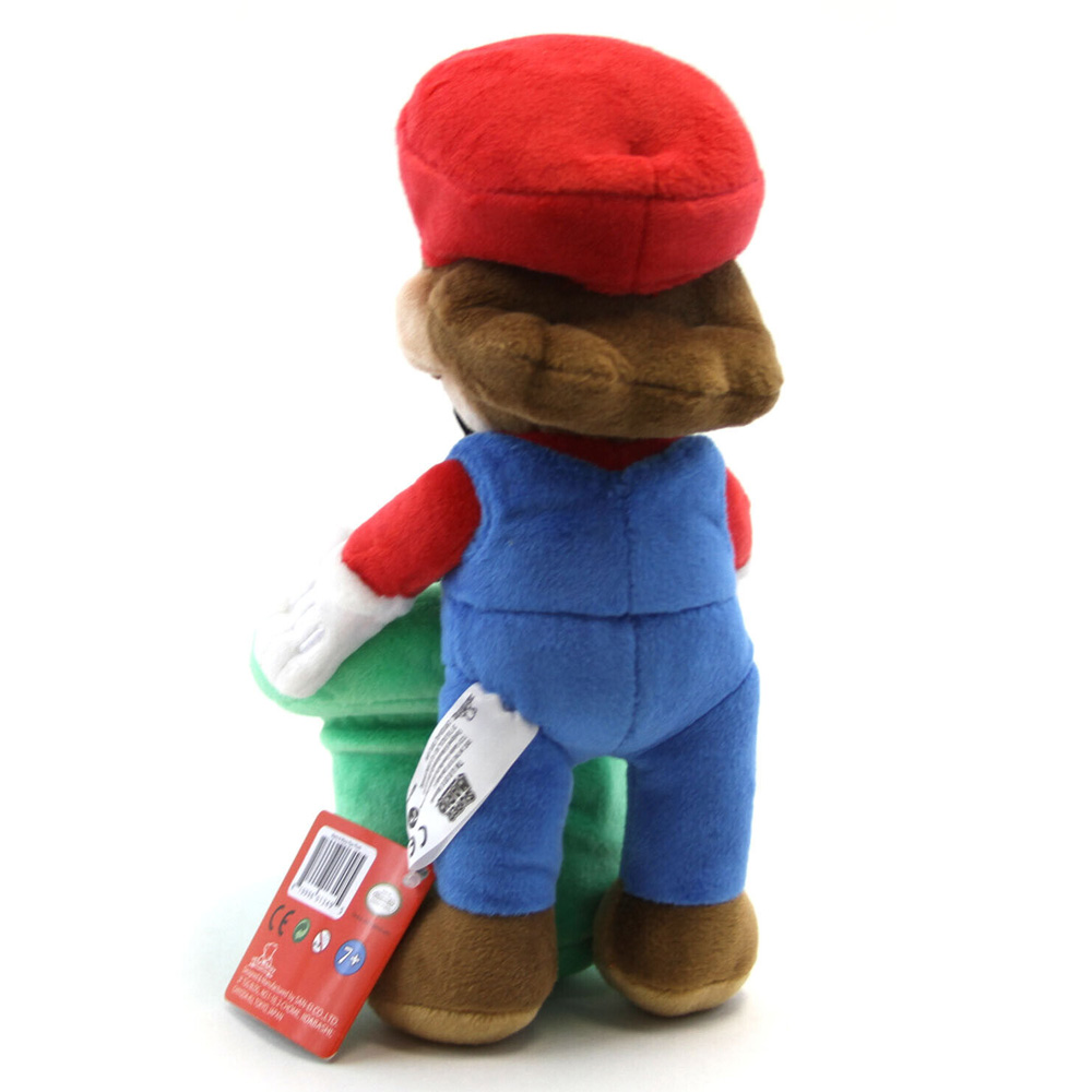 Super Mario mit Röhre Plüschfigur (23 cm) - Super Mario