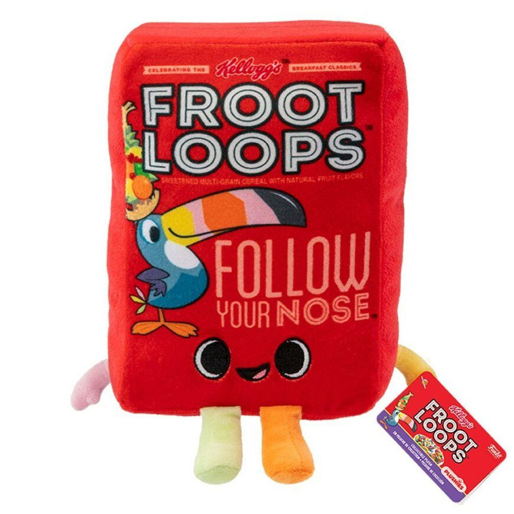 Kellogg's Plüschfigur Froot Loops Cereal Box (18 cm)