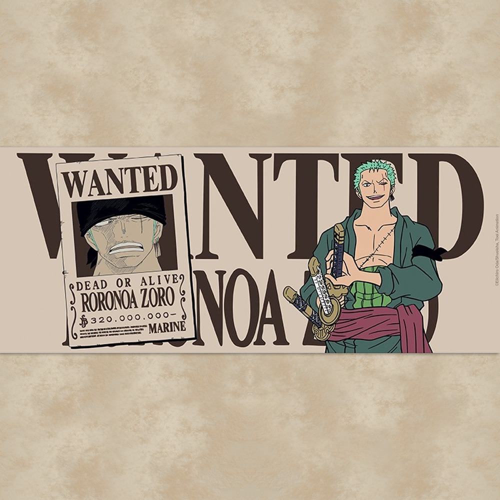 King Size Tasse Zoro Wanted - One Piece