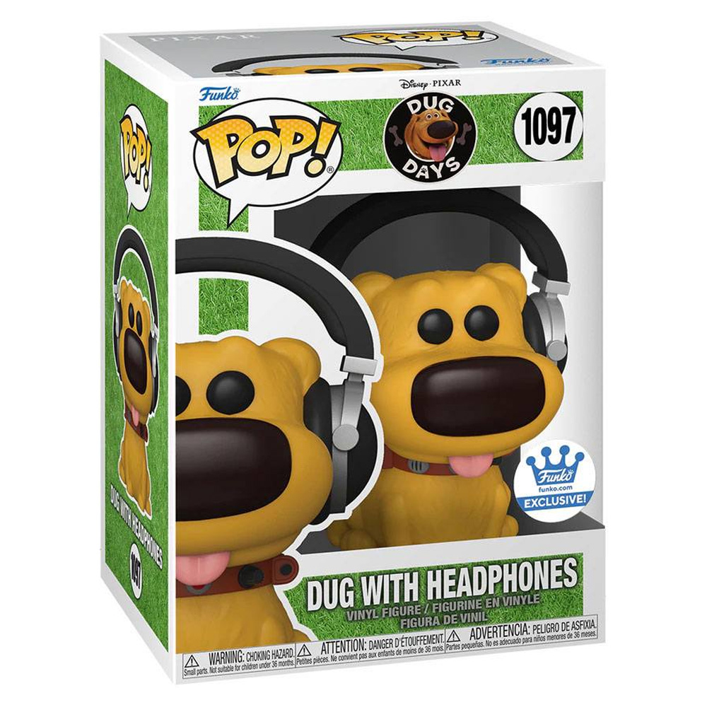 Funko POP! Dug with Headphones (Exclusive) - Dug Days