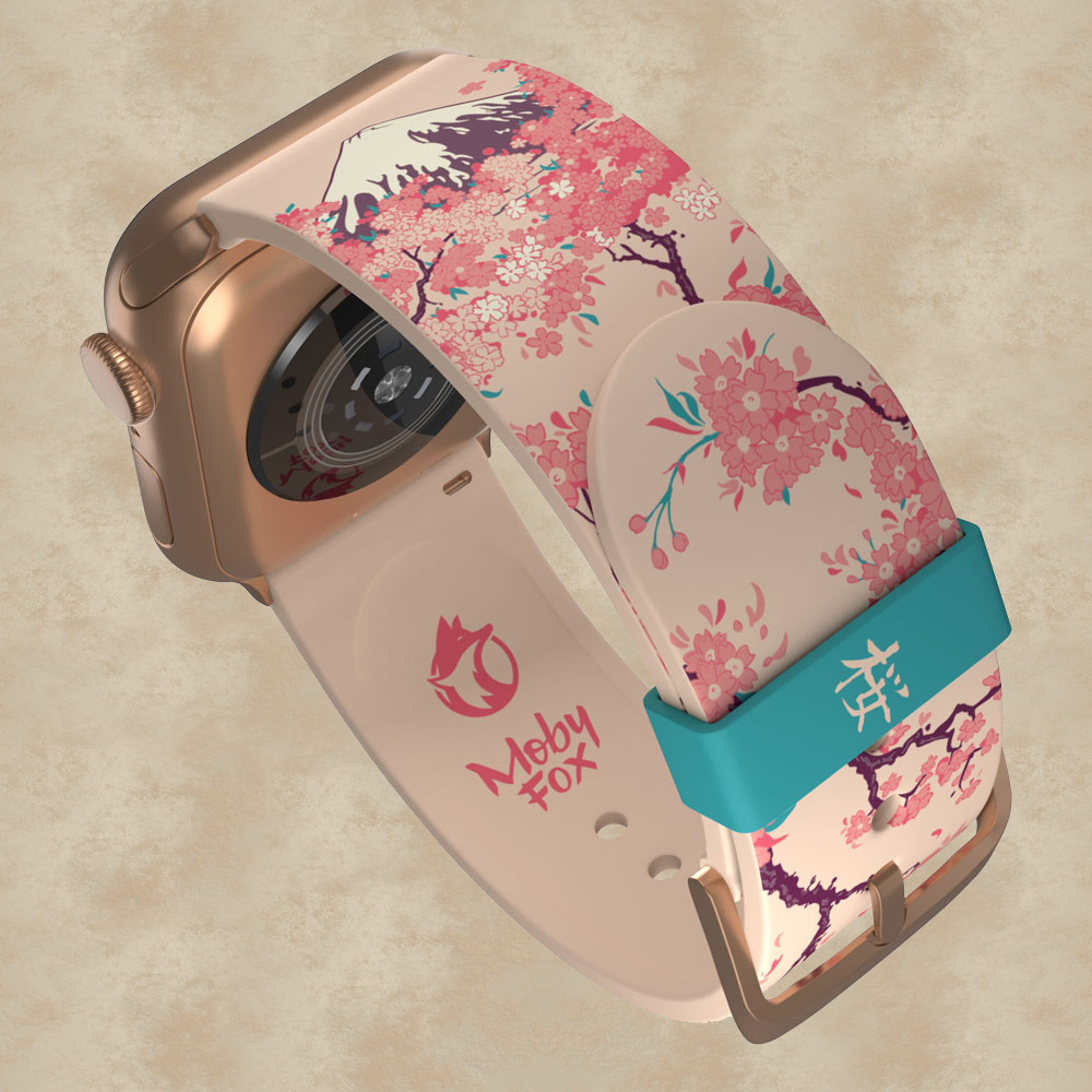 Cherry Blossom Smartwatch-Armband - Hokusai