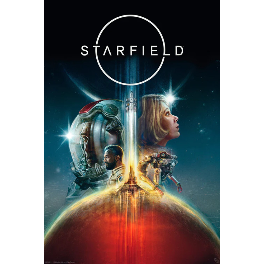 Journey Through Space Maxi Poster - Starfield