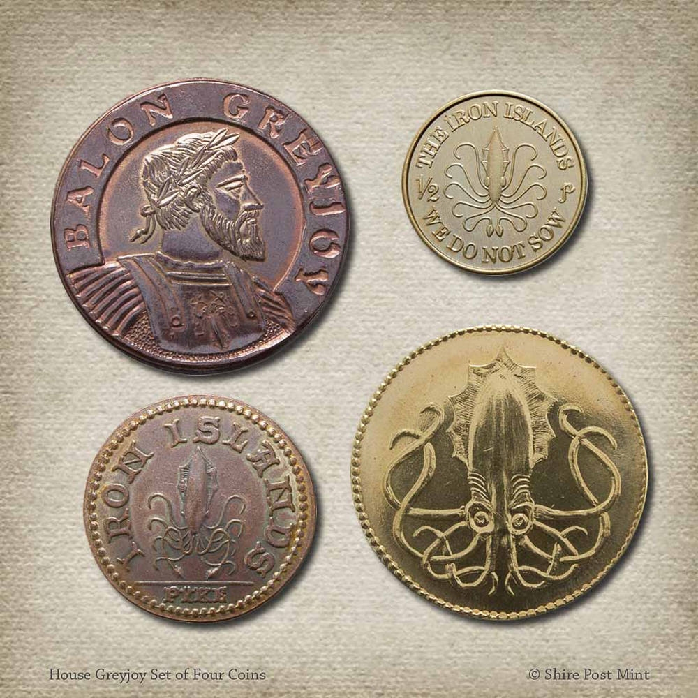 Münzen-Set Haus Graufreud - Game of Thrones