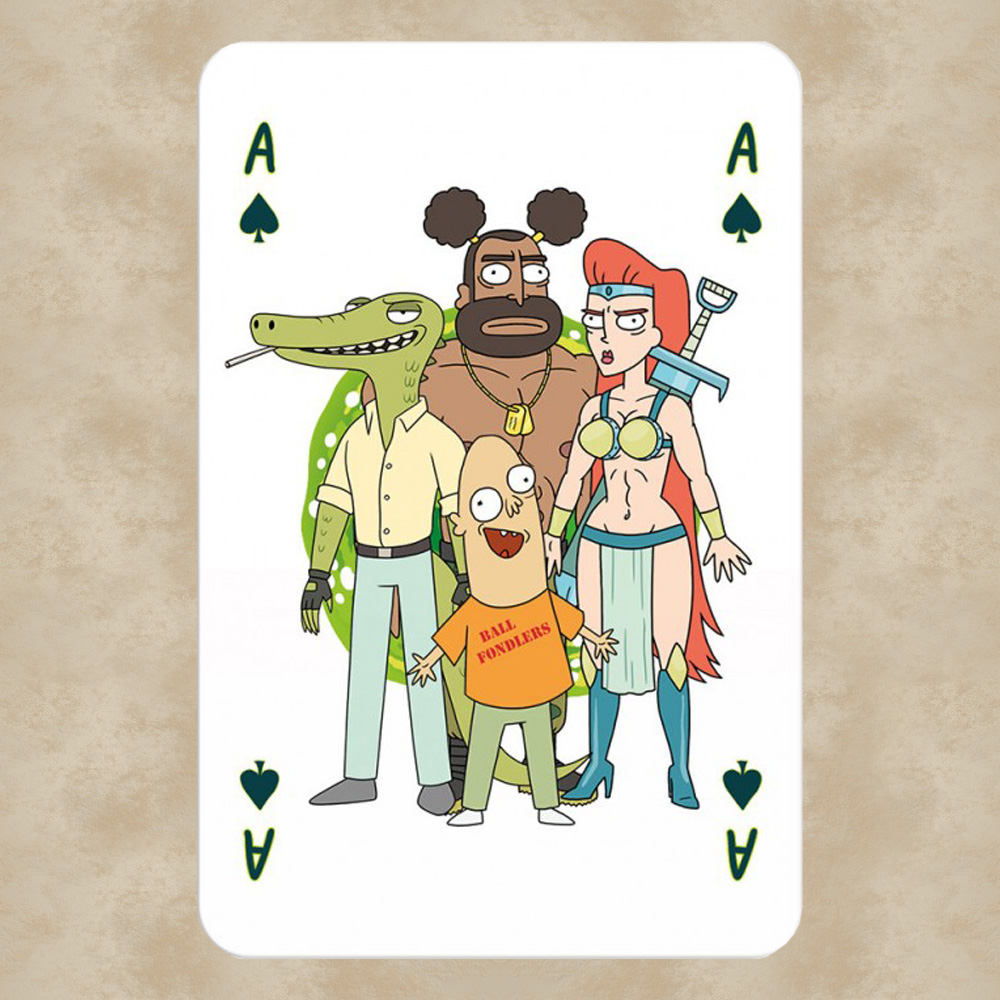 Number1 Spielkarten Rick and Morty