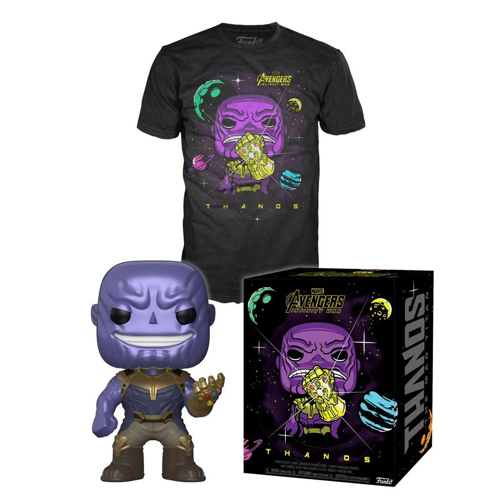 Thanos T-Shirt mit Funko POP! - Marvel