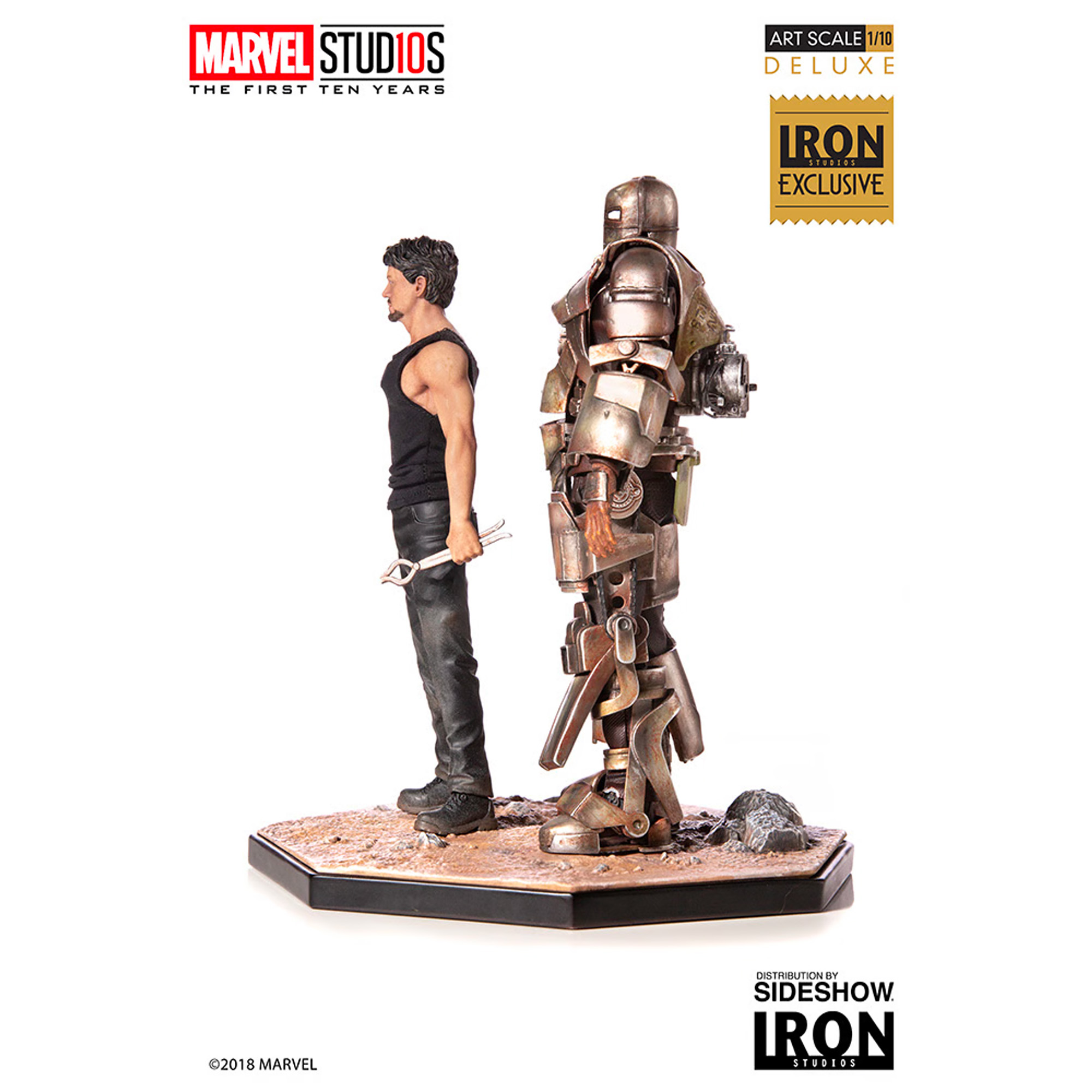 Tony Stark und Mark I 1:10 Statue - Marvel Iron Man