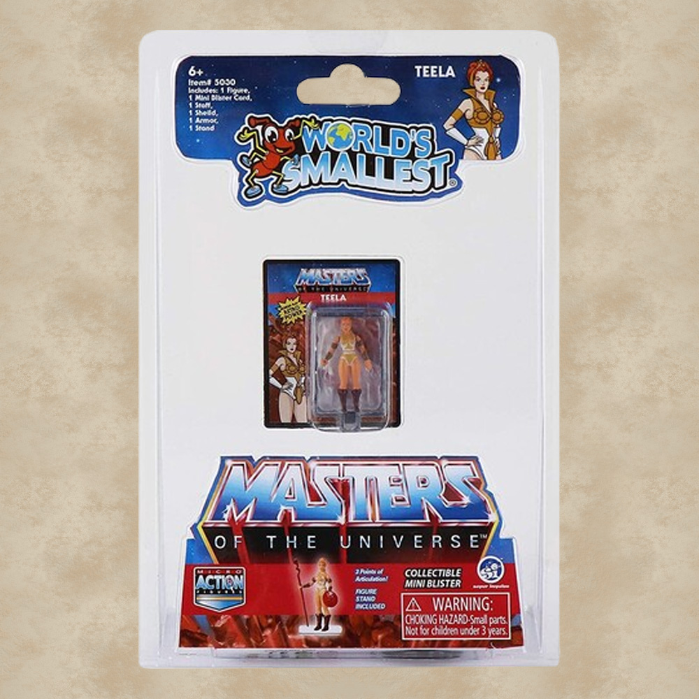 World's Smallest: Action Figur Teela - Masters of the Universe