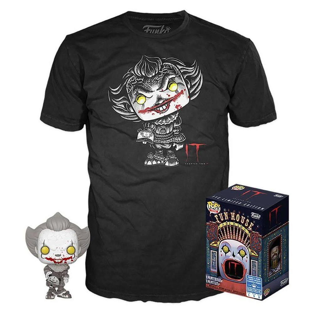 Pennywise T-Shirt mit Funko POP! - Es Pennywise T-Shirt mit Funko POP! - Es