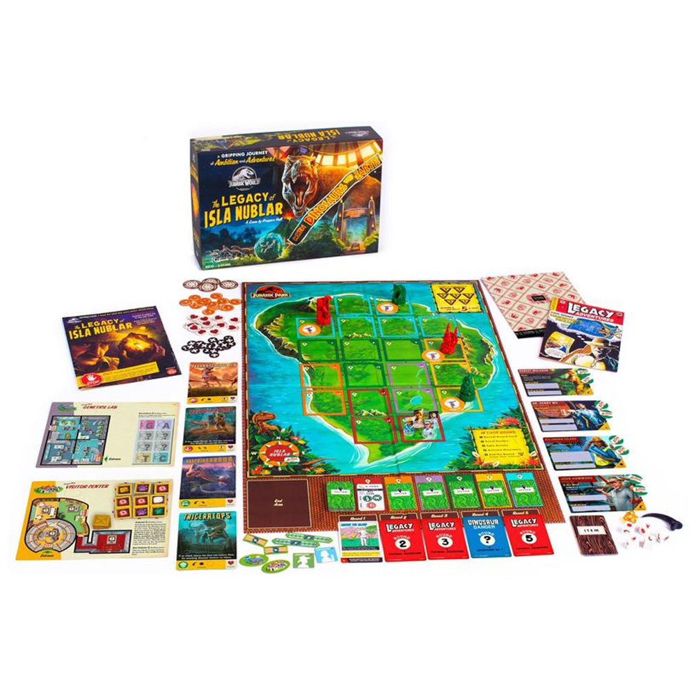 Jurassic World: The Legacy of Isla Nublar Board Game (English)