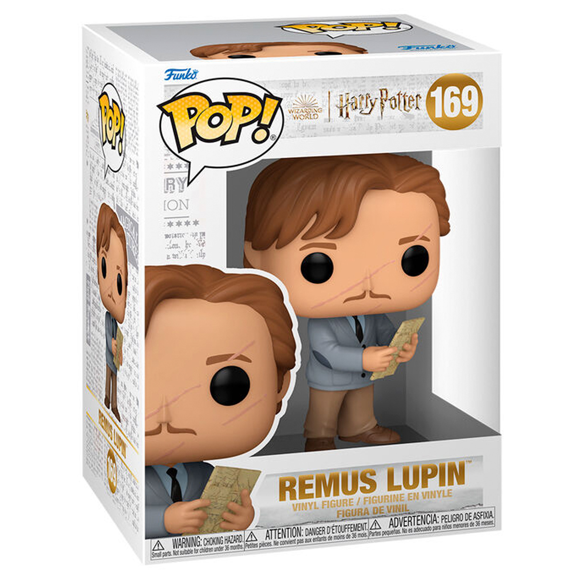 Funko POP! Remus Lupin mit Karte des Rumtreibers 169 - Harry Potter