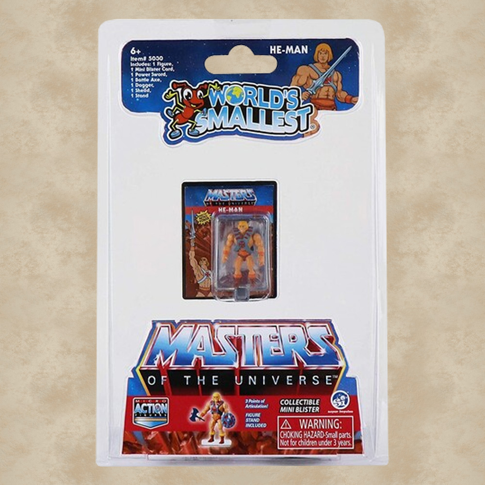 World's Smallest: Action Figur He-Man - Masters of the Universe