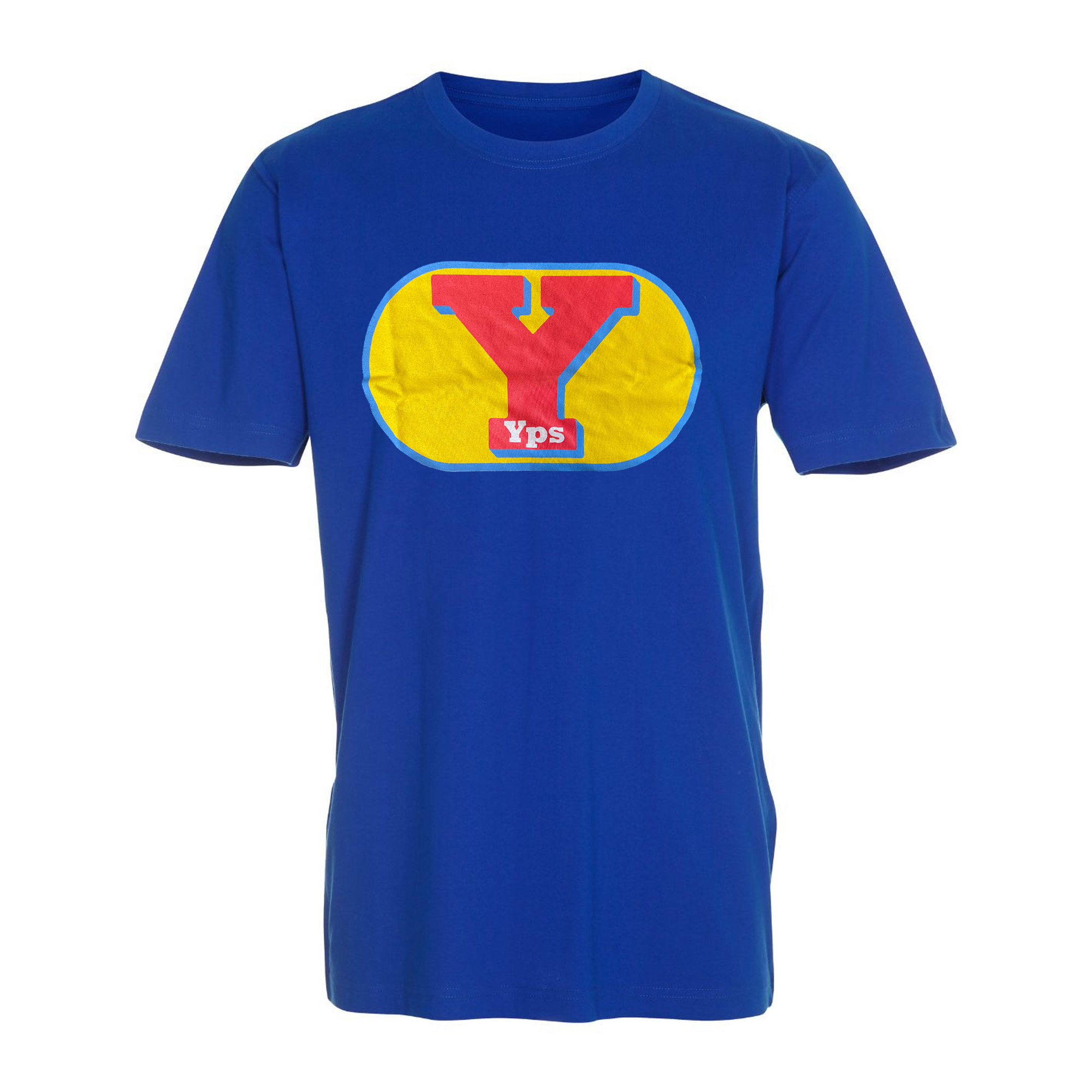 Yps Logo T-Shirt blau (Größe L)