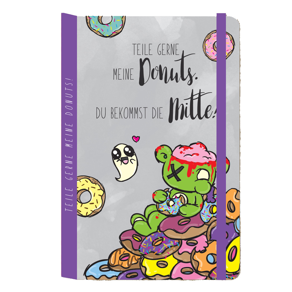 Notizbuch Donuts A5 - Zonbi & Boo Notizbuch Donuts A5 - Zonbi & Boo