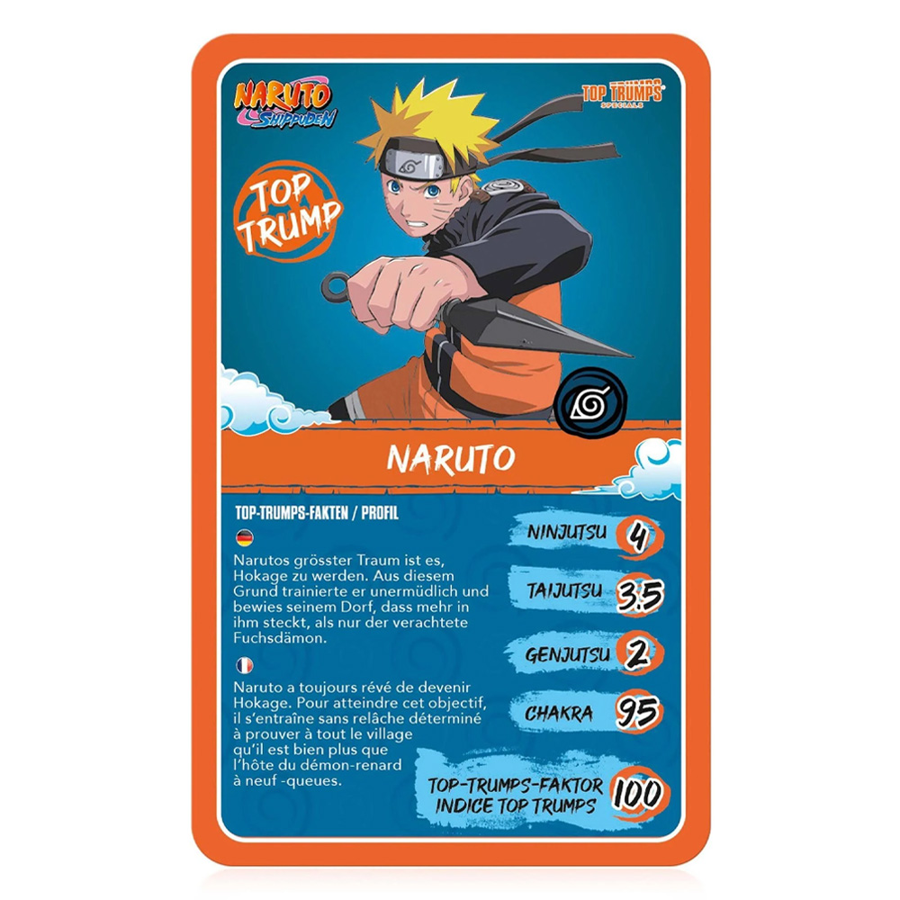 TOP TRUMPS Naruto Shippuden (Deutsch/Französisch)