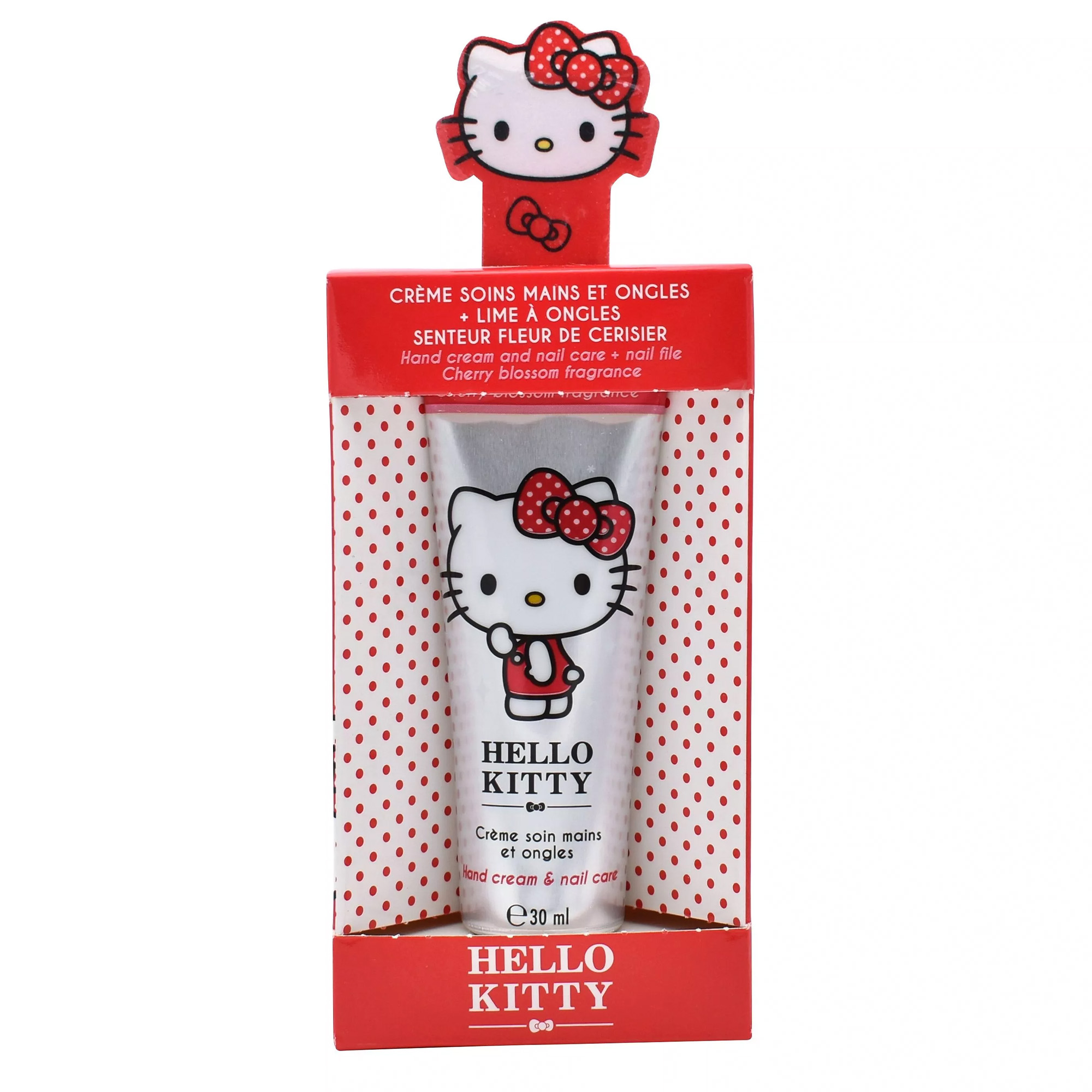 Handpflegeset mit Nagelfeile und Handcreme - Hello Kitty