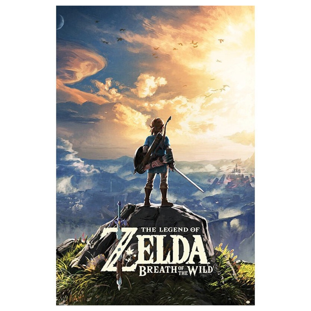 Breath of The Wild Sunset Maxi Poster - The Legend of Zelda