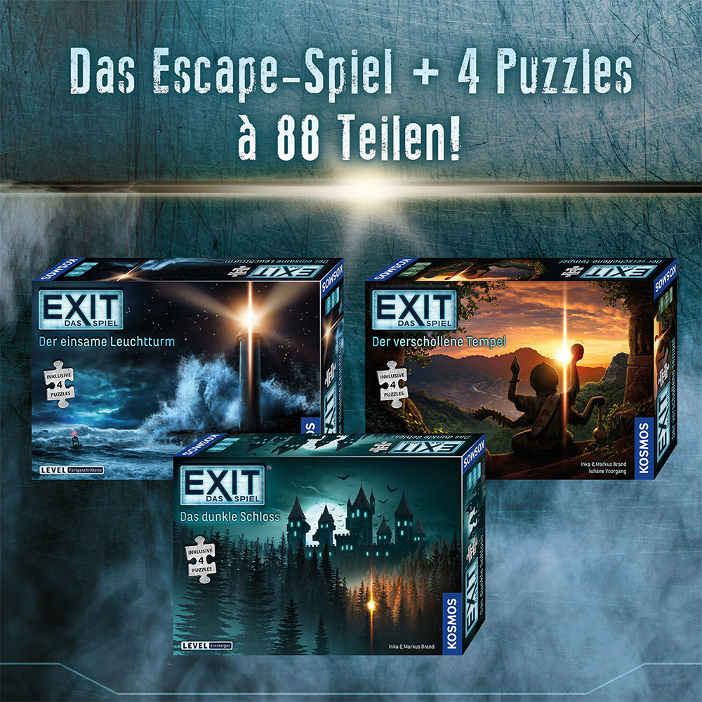 Das dunkle Schloss - EXIT Das Spiel + Puzzle (Level Einsteiger)