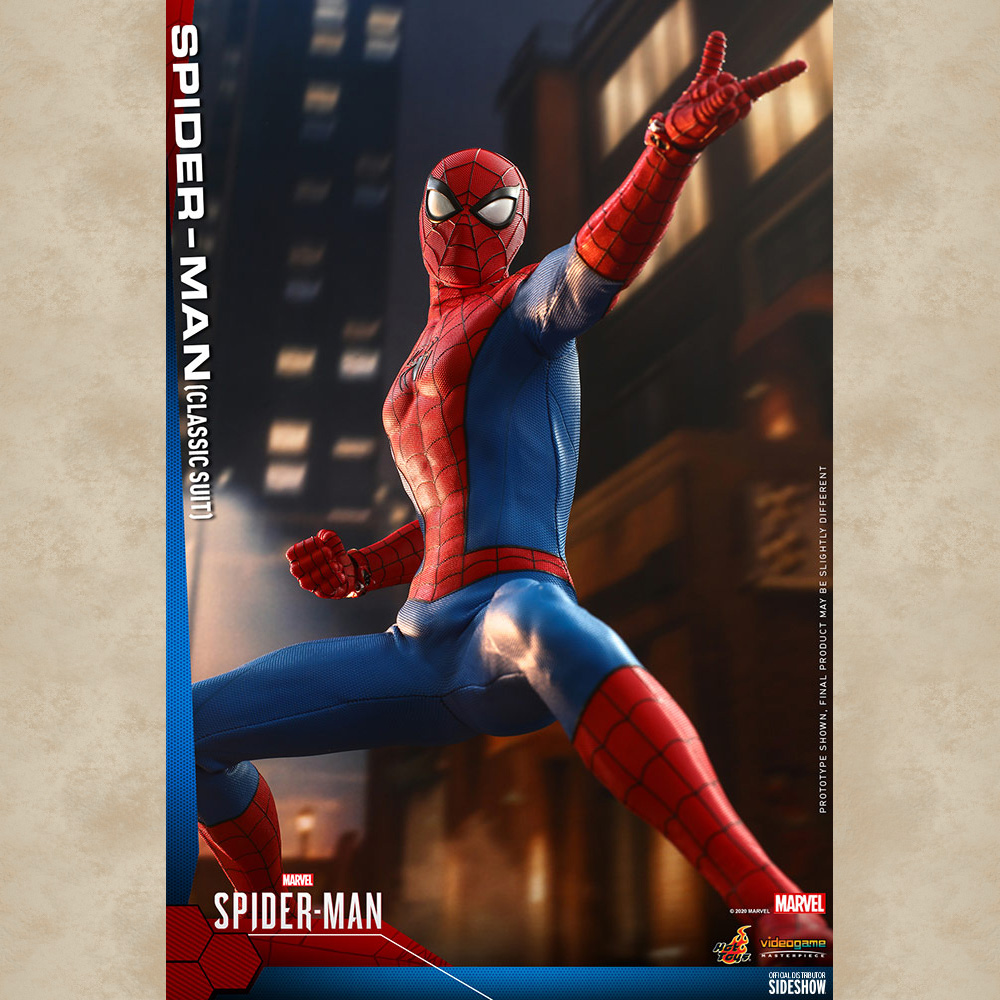 Hot Toys Figur Classic Suit Spider-Man - Marvel