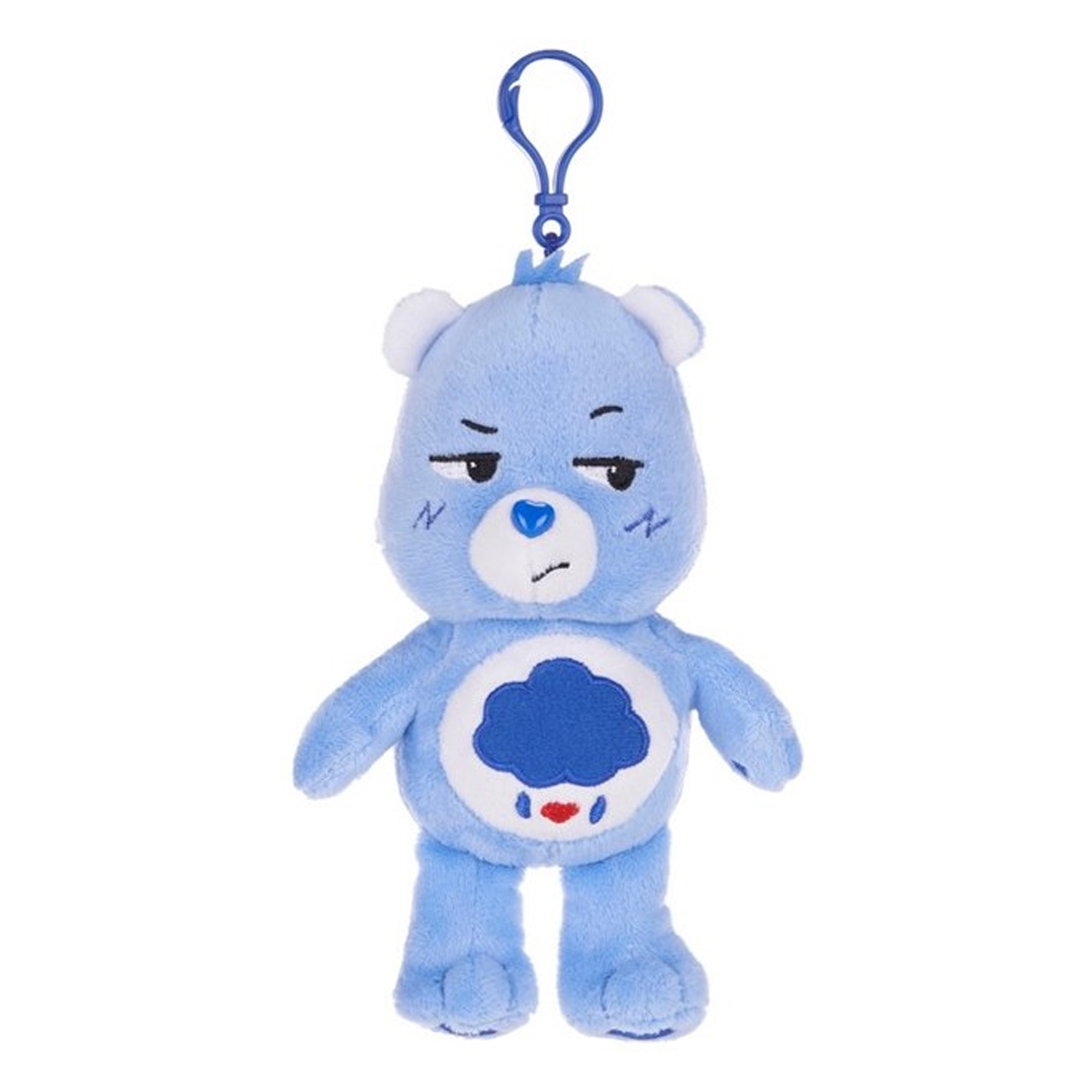 Brummbärchi - Grumpy Bear Plüsch Taschenanhänger (16 cm) - Glücksbärchis Brummbärchi - Grumpy Bear Plüsch Taschenanhänger (16 cm) - Glücksbärchis