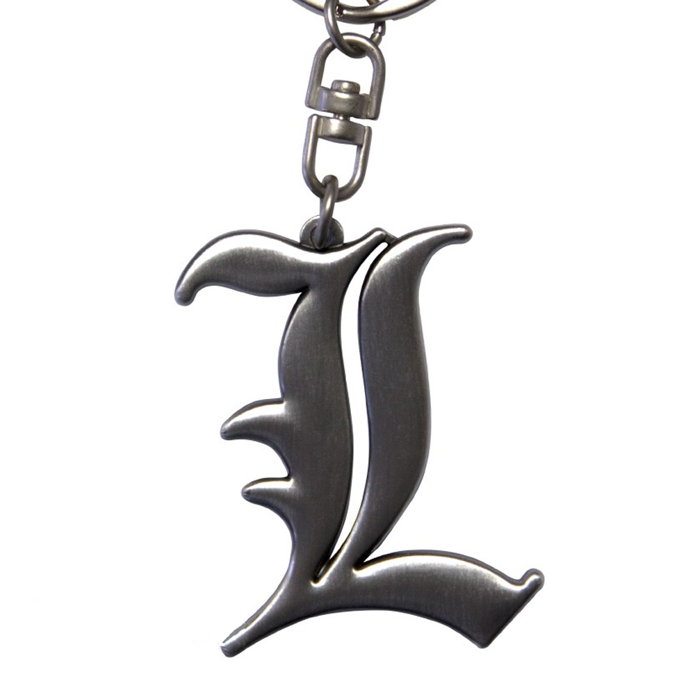 L Symbol 3D Schlüsselanhänger - Death Note