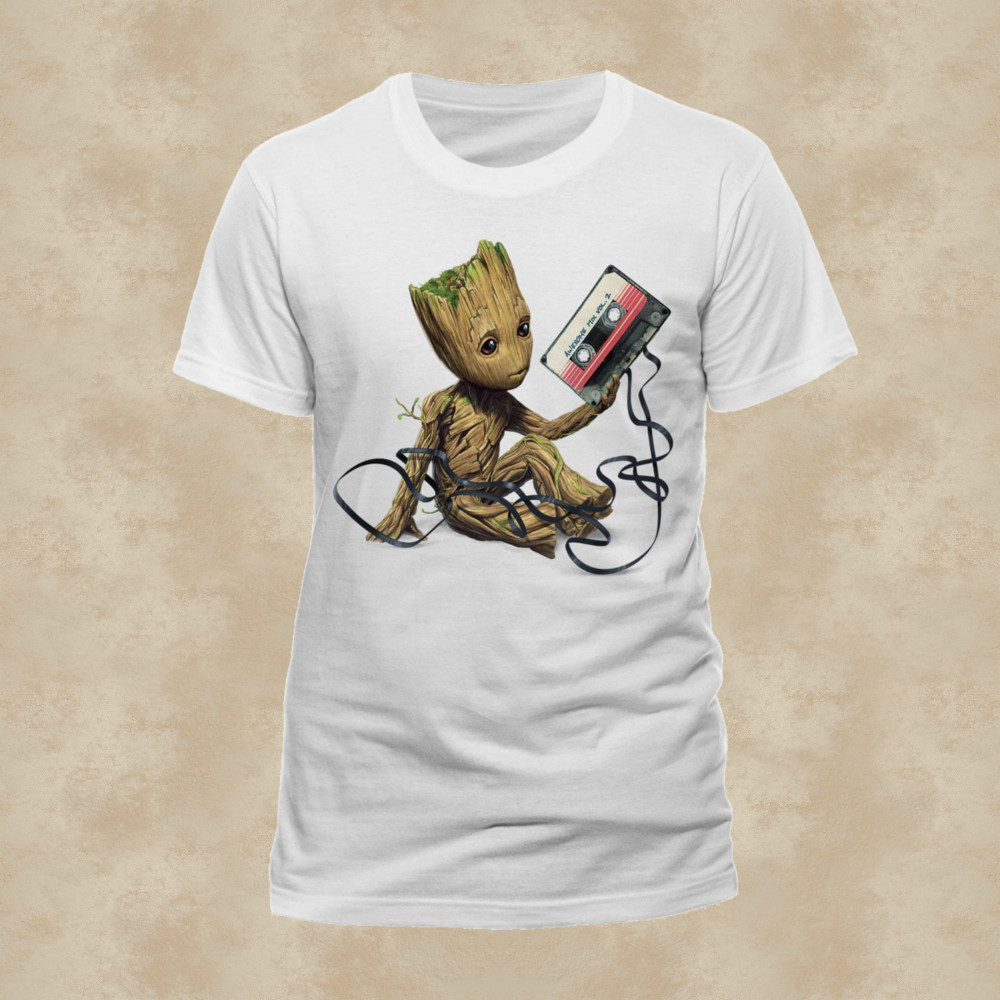 Groot & Tape T-Shirt - Guardians of the Galaxy Vol. 2
