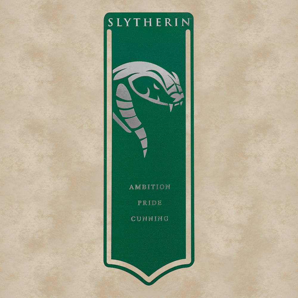 Slytherin Metall Lesezeichen - Harry Potter