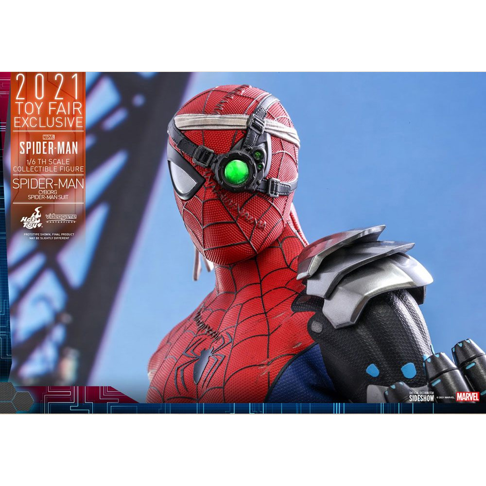 Hot Toys Figur Spider-Man Cyborg Suit (2021 Toy Fair Exclusive) - Marvel