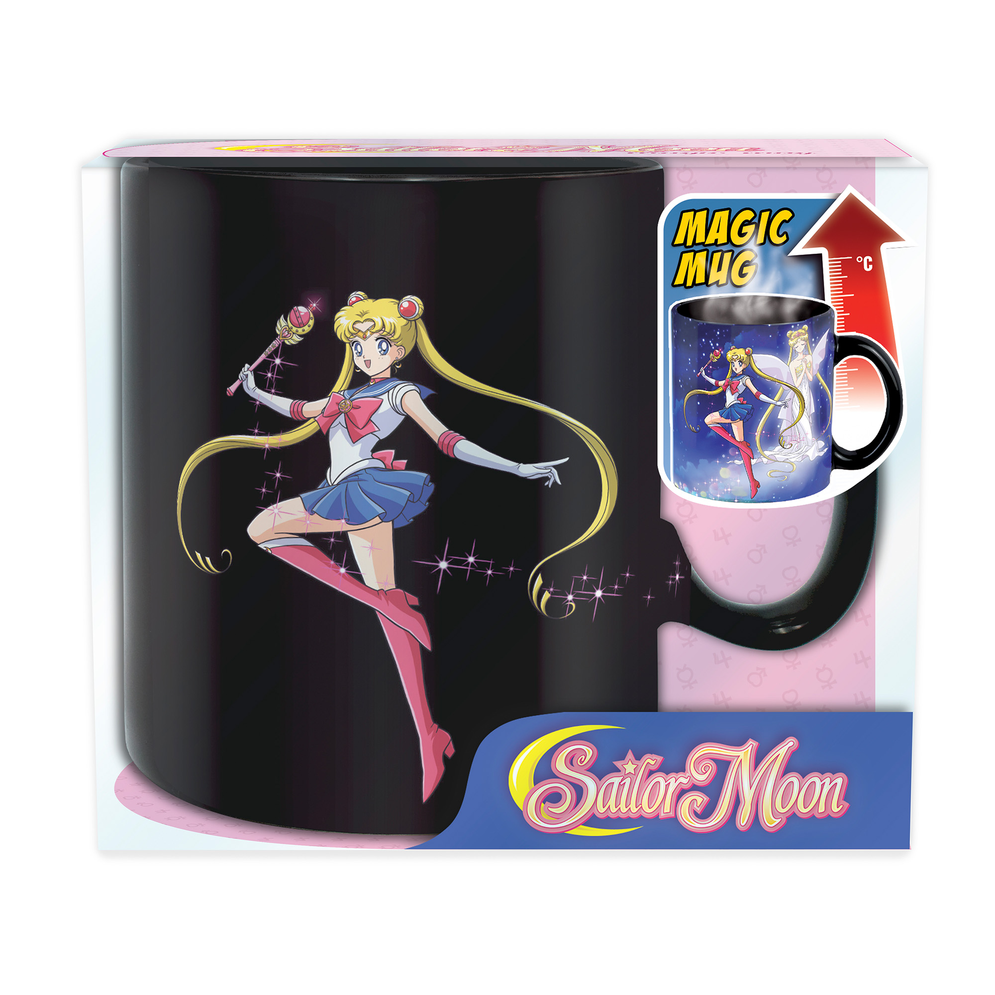 Thermoeffekt Tasse Sailor und Chibi - Sailor Moon
