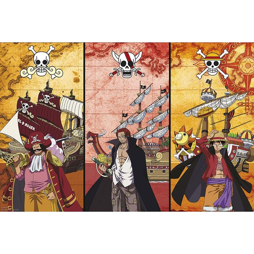 Captains & Boats Maxi Poster - One Piece