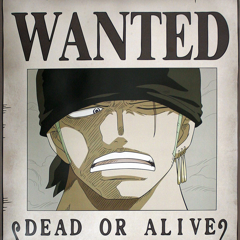 Wanted Zoro Maxi Poster - One Piece