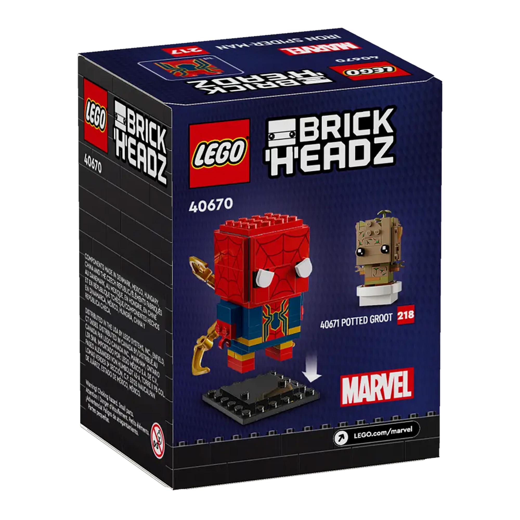 LEGO BrickHeadz Iron Spider-Man 40670 - Marvel